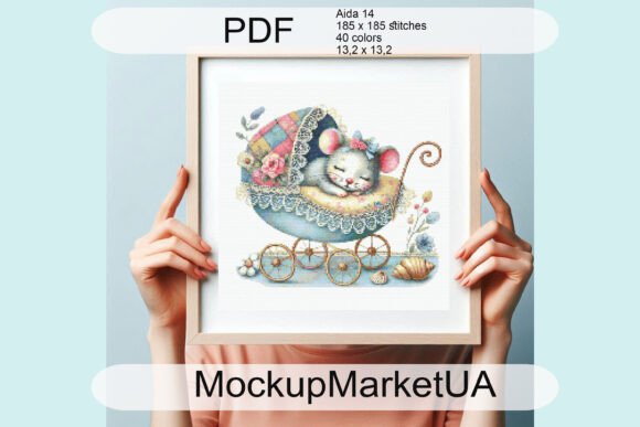 Cozy Mouse Cross Stitch for Charming Gifts