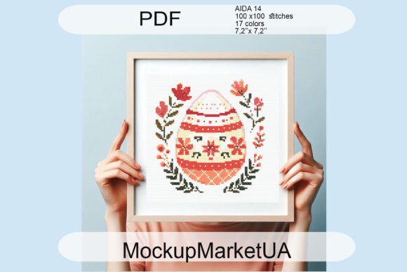 Easter Egg Cross Stitch Patterns for Gifts