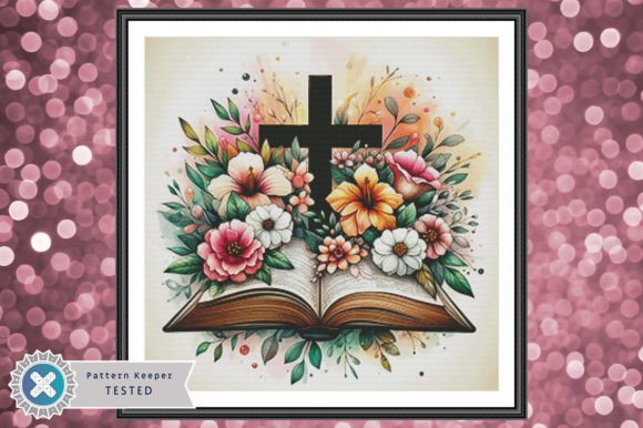 Floral Cross Bible Cross Stitch Pattern Review