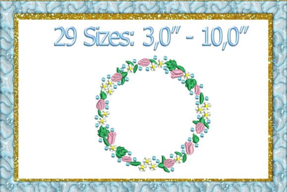 Flower Frame Embroidery: A Versatile Design for Etsy