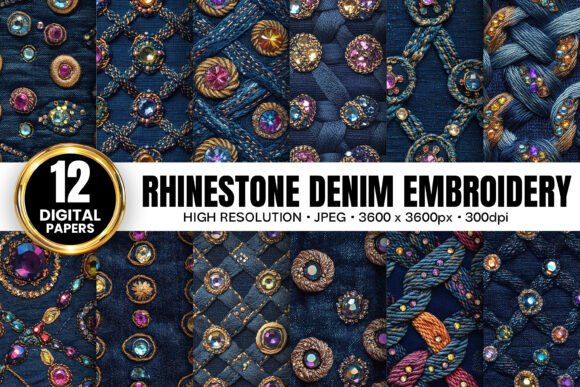 Review: Rhinestones Denim Embroidery Patterns